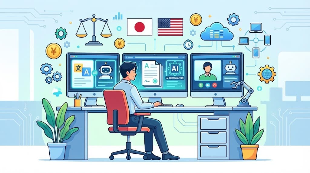 法廷通訳歴20年の専門力×AIで月3〜5万円|AI翻訳品質チェックで稼ぐ副業術